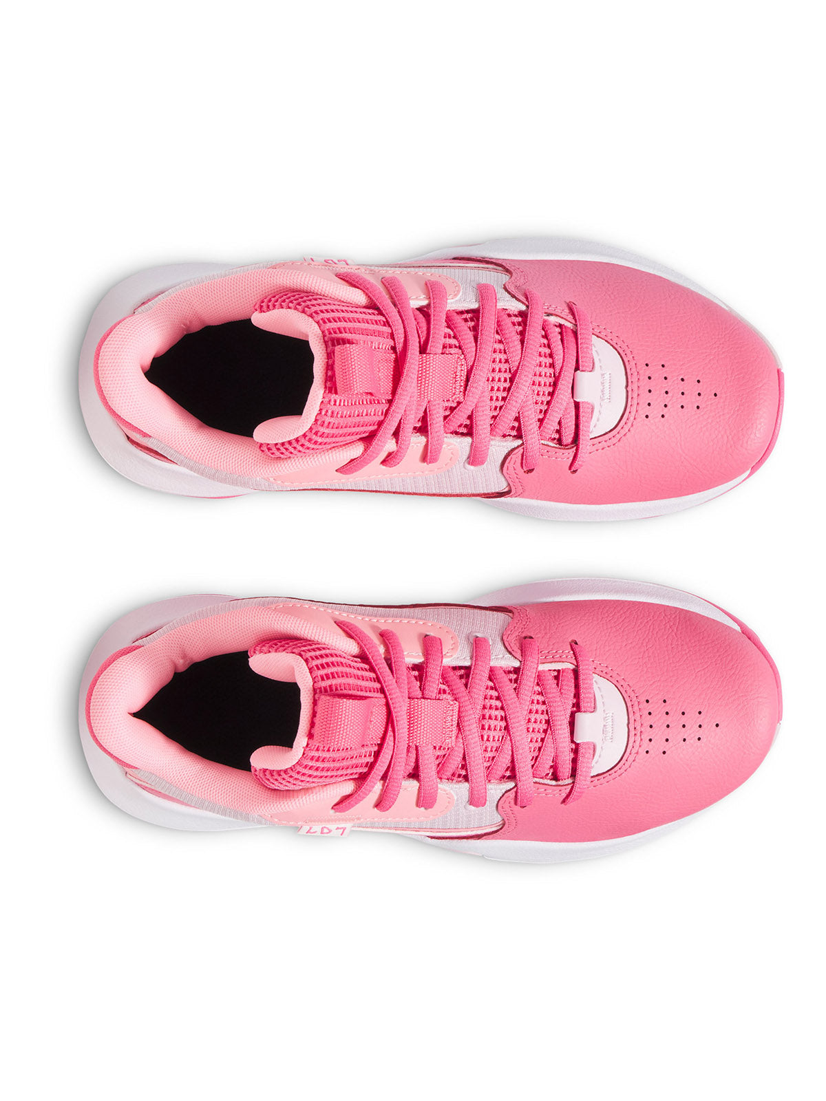 Zapatillas Under Armour Lockdown 7 basketball rosado para niños