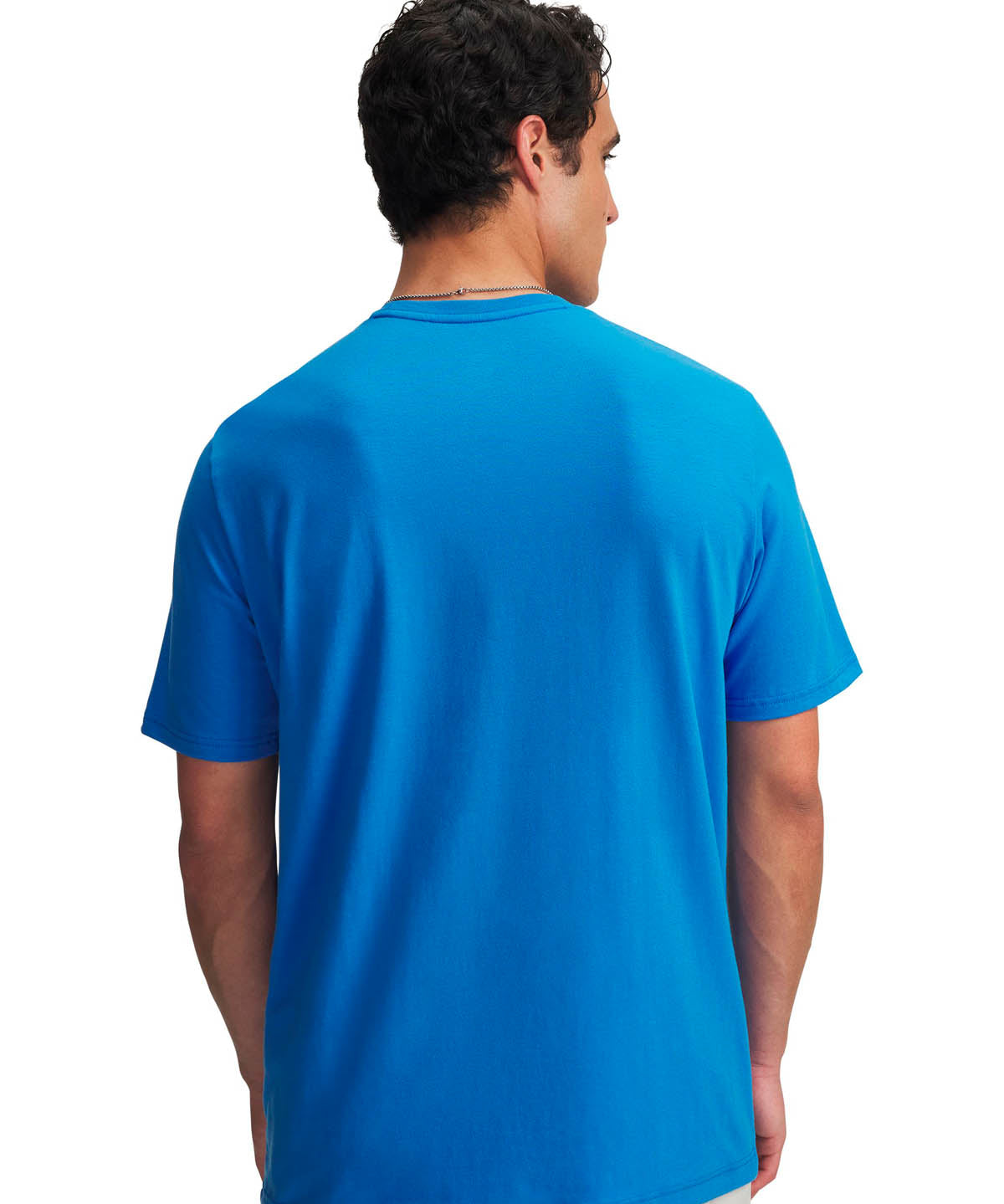 Polera manga corta Lifestyle para hombre Icon azul Under Armour.