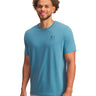 Polera manga corta Lifestyle para hombre Icon azul Under Armour.