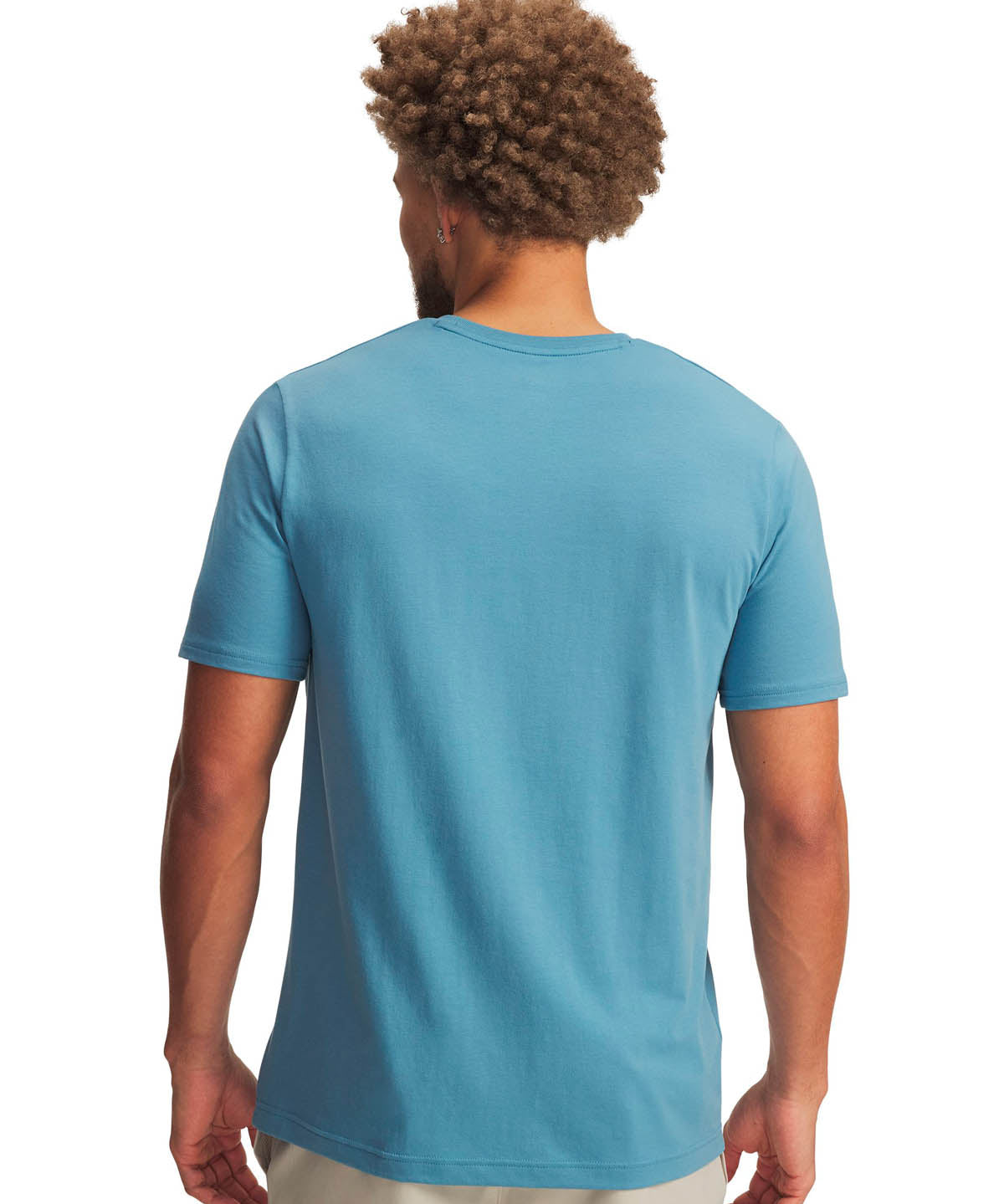 Polera manga corta Lifestyle para hombre Icon azul Under Armour.