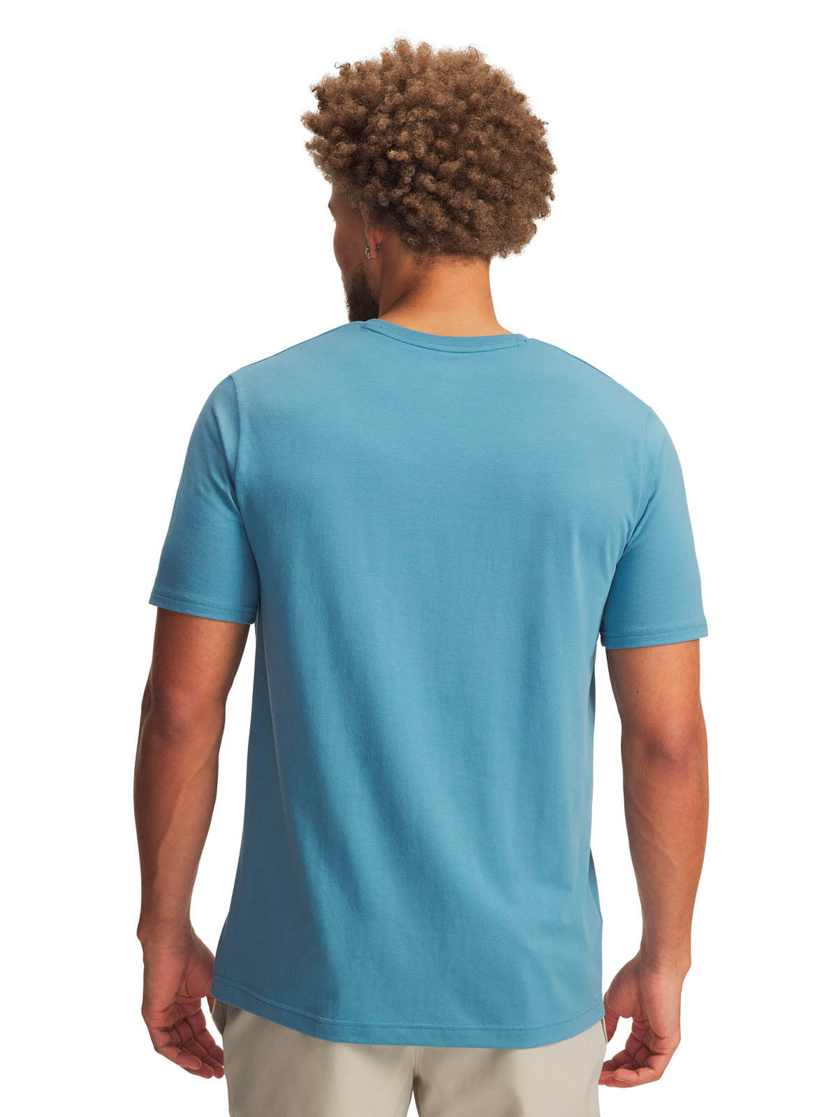 Polera manga corta Lifestyle para hombre Icon azul Under Armour.