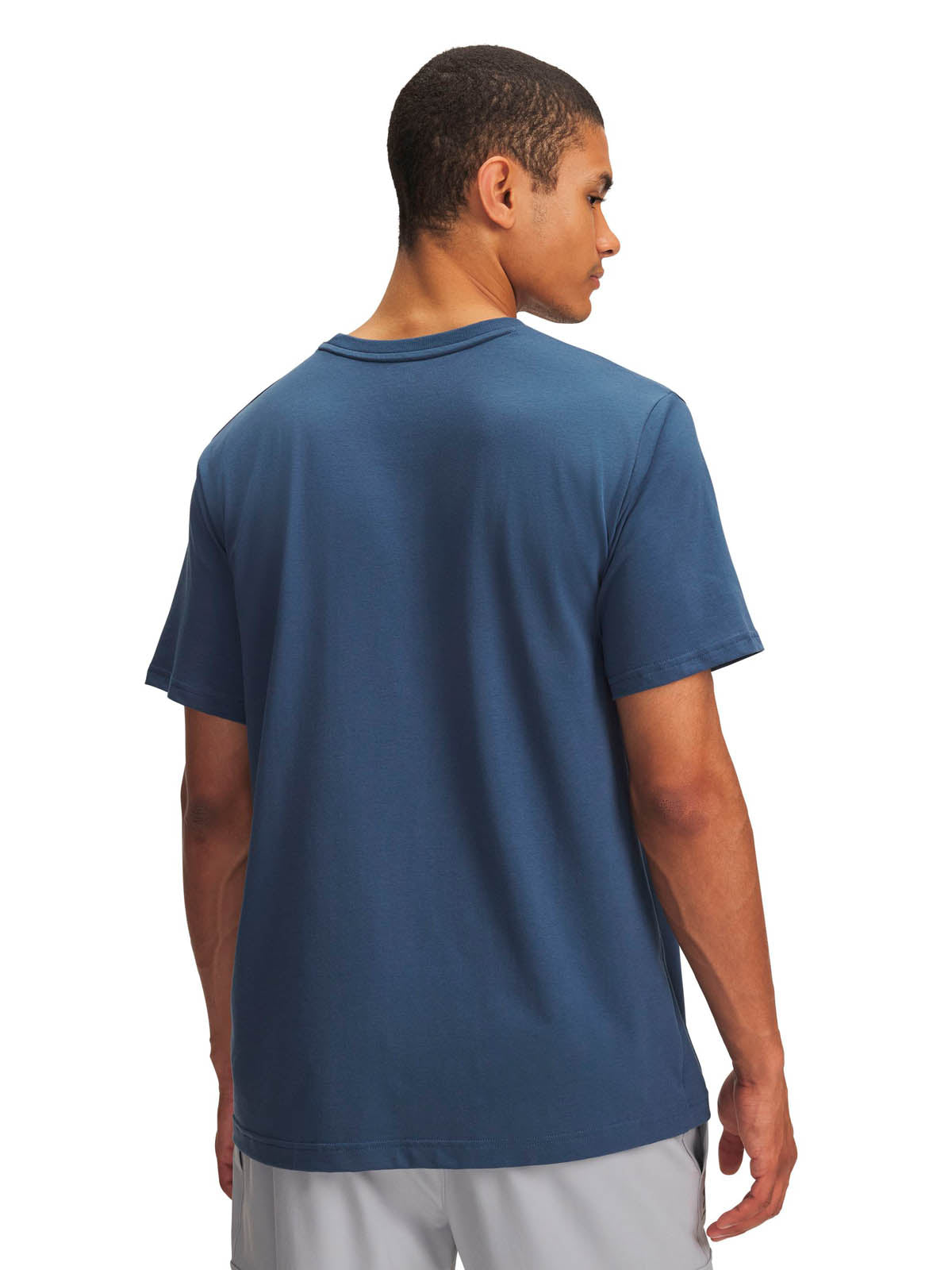 Polera manga corta Lifestyle para hombre Icon azul Under Armour.