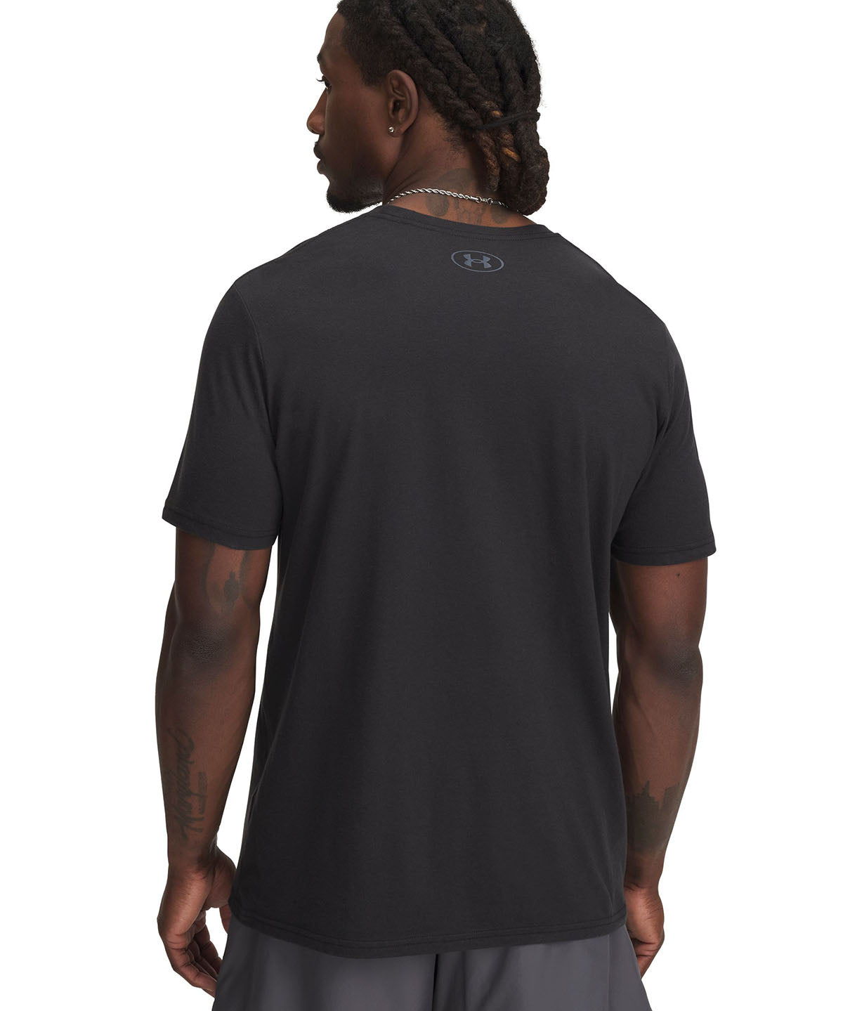 Polera manga corta Under Armour shaded logo negro para hombre