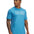 Polera manga corta Under Armour shaded logo azul para hombre