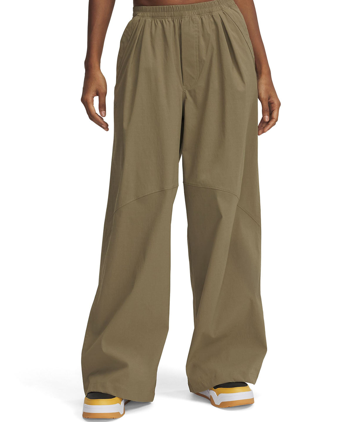 Pantalón UA Unstoppable Parachute café para mujer