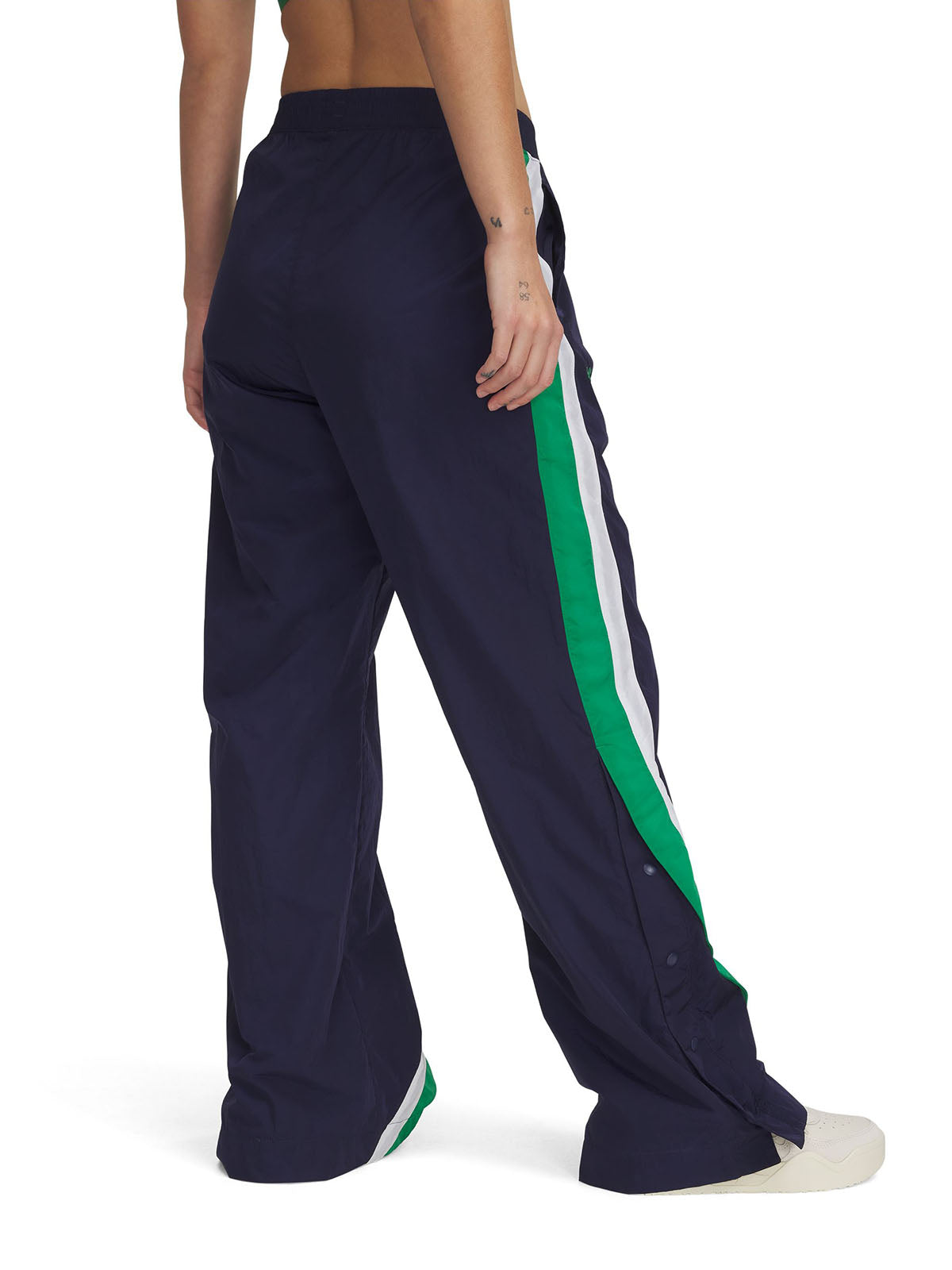 Pantalón UA Icon Crinkle azul para mujer