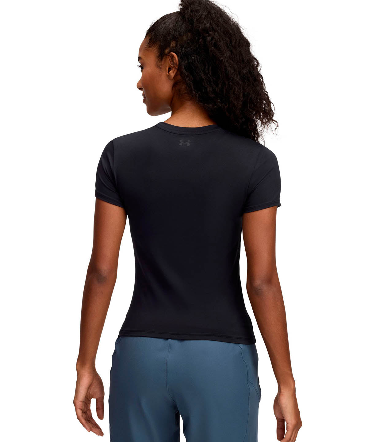 Polera manga corta de de entrenamiento para Mujer Meridian Core Negro Under Armour