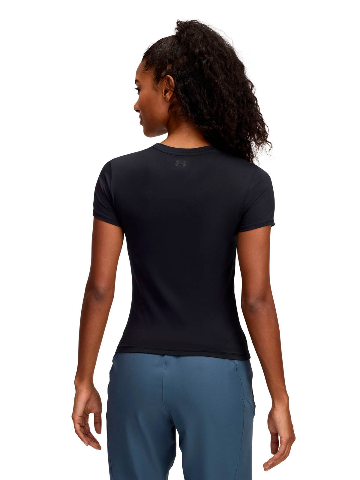 Polera manga corta de de entrenamiento para Mujer Meridian Core Negro Under Armour