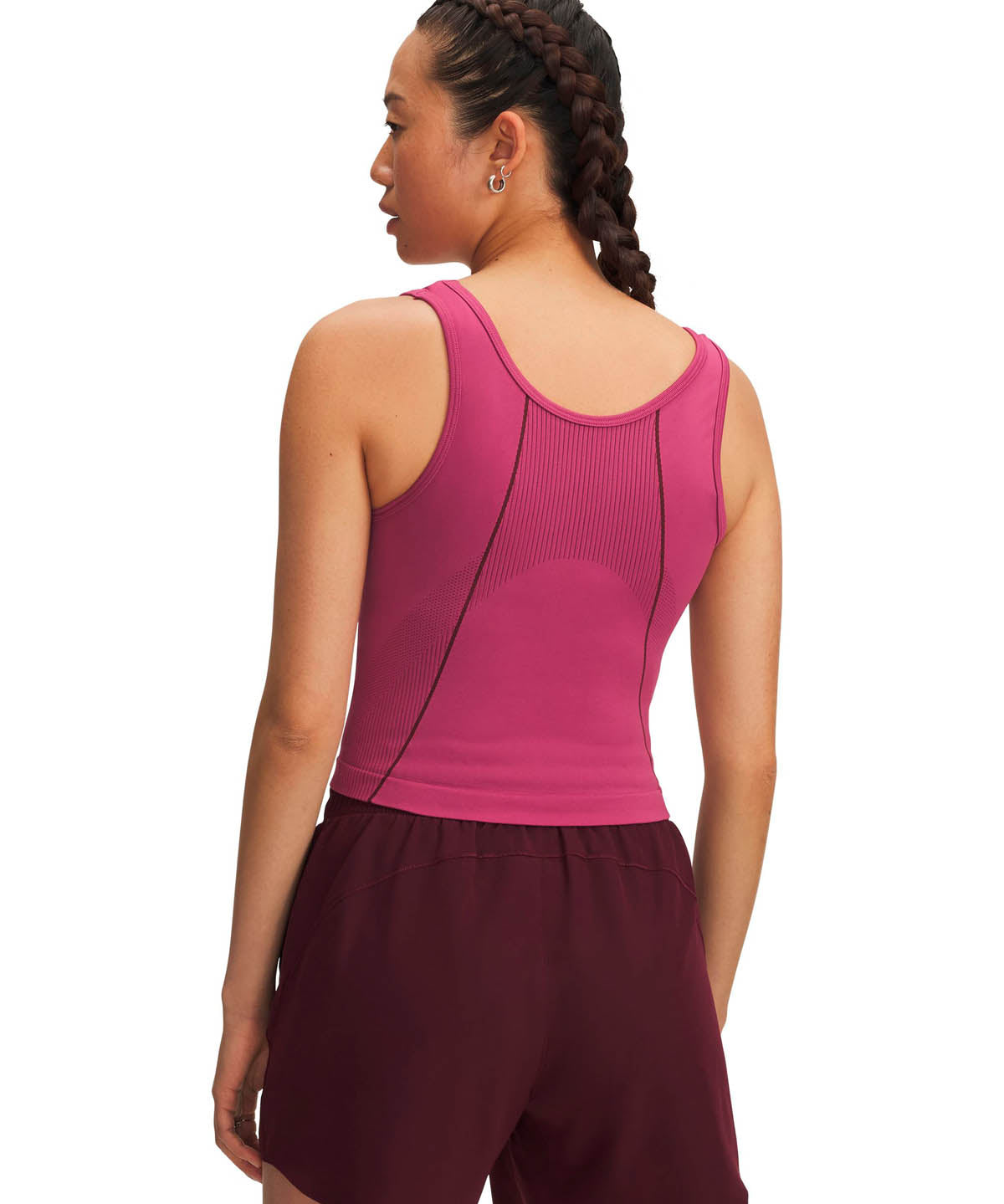 Polera sin manga de entrenamiento para mujer Vanish Seamless rojo Under Armour