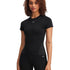 Polera manga corta de entrenamiento para mujer Vanish Seamless negro Under Armour