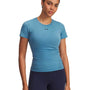 Polera manga corta de entrenamiento para mujer Vanish Seamless azul Under Armour