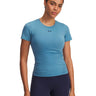 Polera manga corta de entrenamiento para mujer Vanish Seamless azul Under Armour