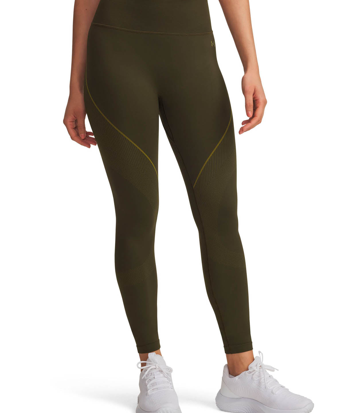 Calzas de entrenamiento para mujer Vanish Seamless verde Under Armour