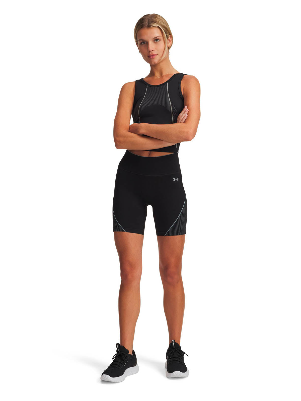 Short de entrenamiento para mujer Vanish Seamless negro Under Armour