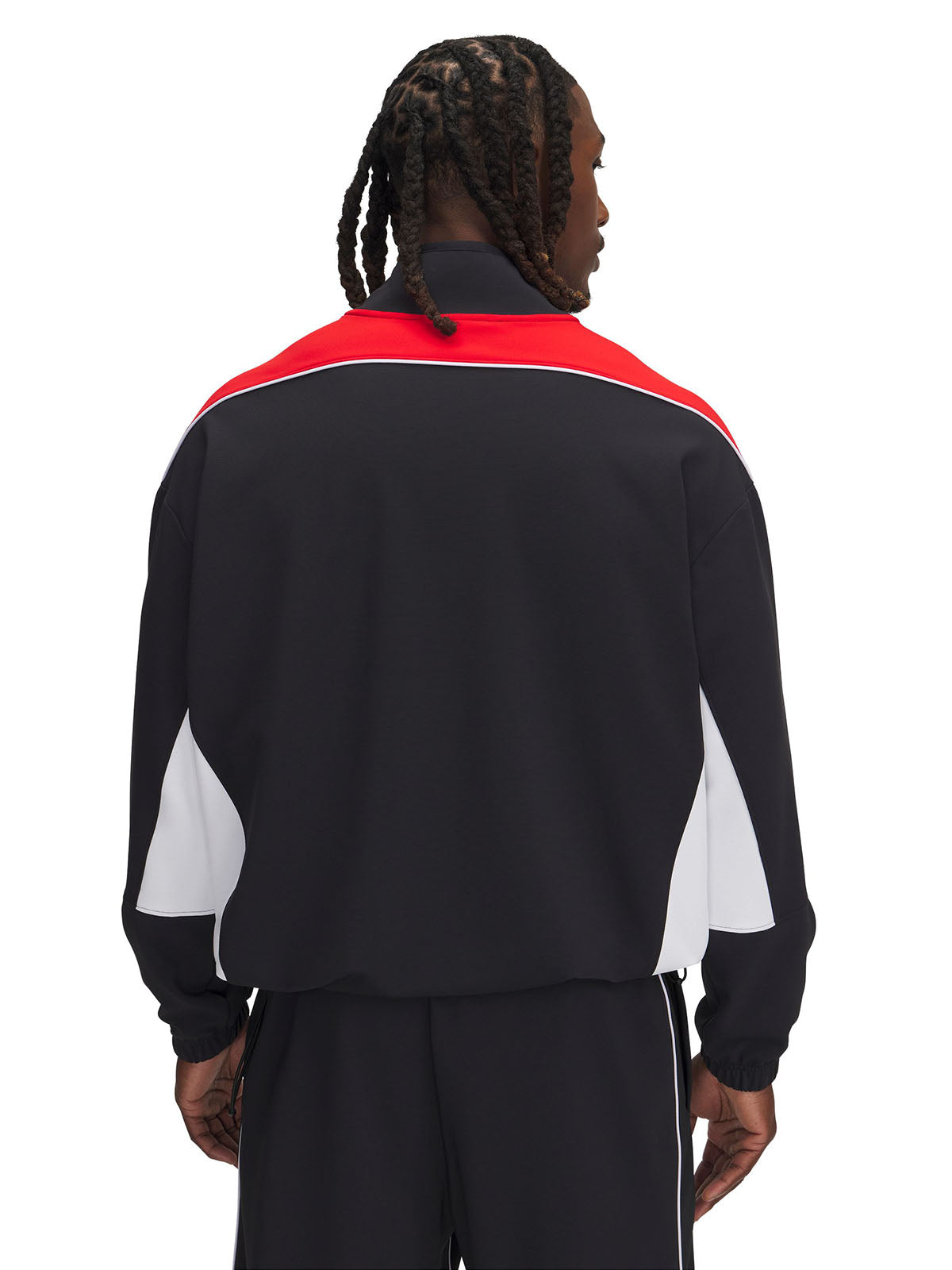 Chaqueta UA Tricot Colorblock negro para hombre