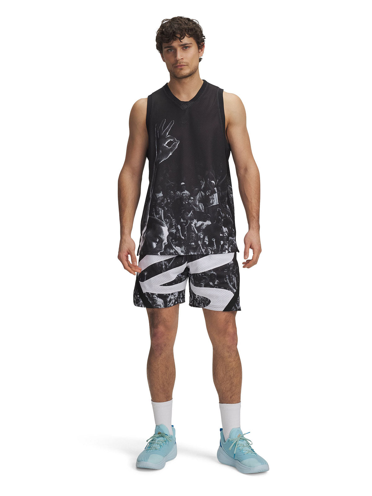 Shorts  Curry signature sub 2-en-1 negro para hombre Under Armour