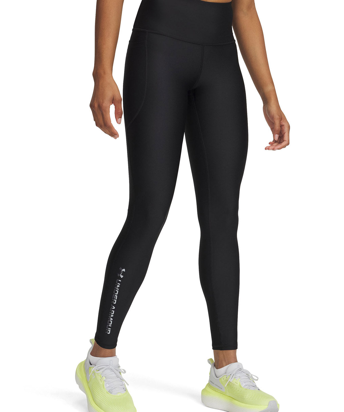 Calzas UA Tech Branded negro para mujer