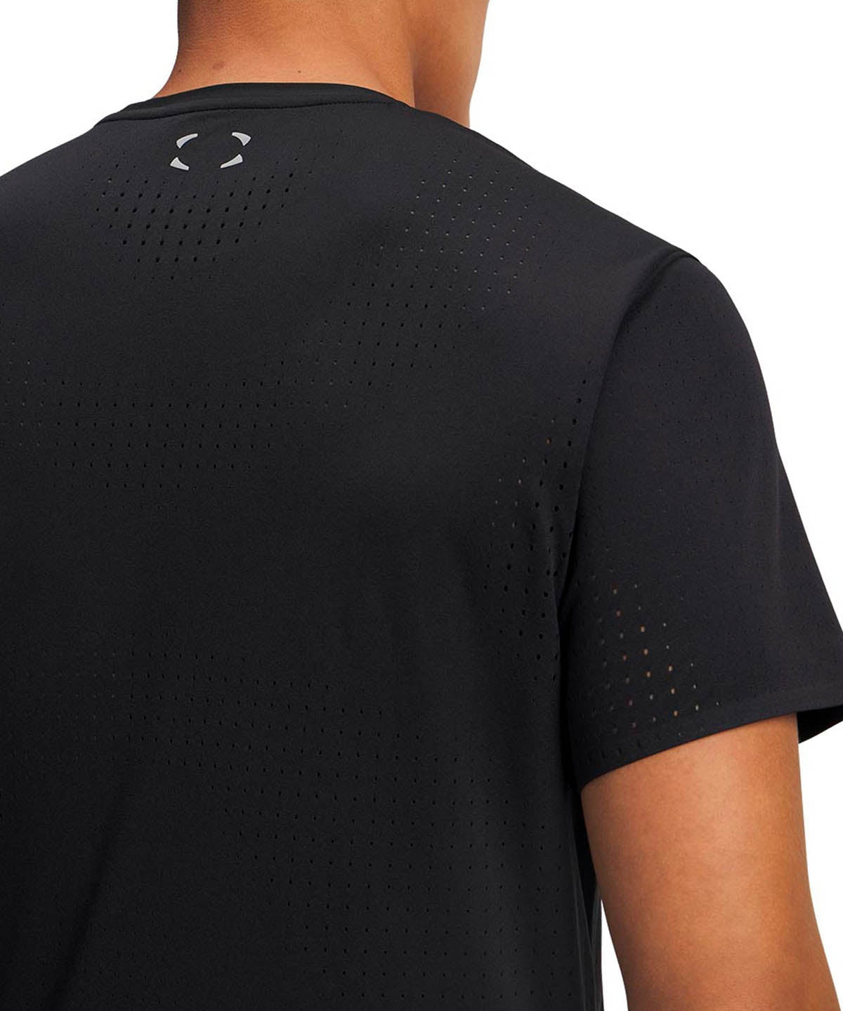 Polera manga corta de entrenamiento para hombre Halo Vent negro Under Armour