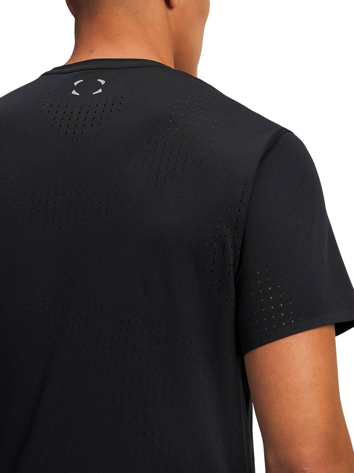 Polera manga corta de entrenamiento para hombre Halo Vent negro Under Armour