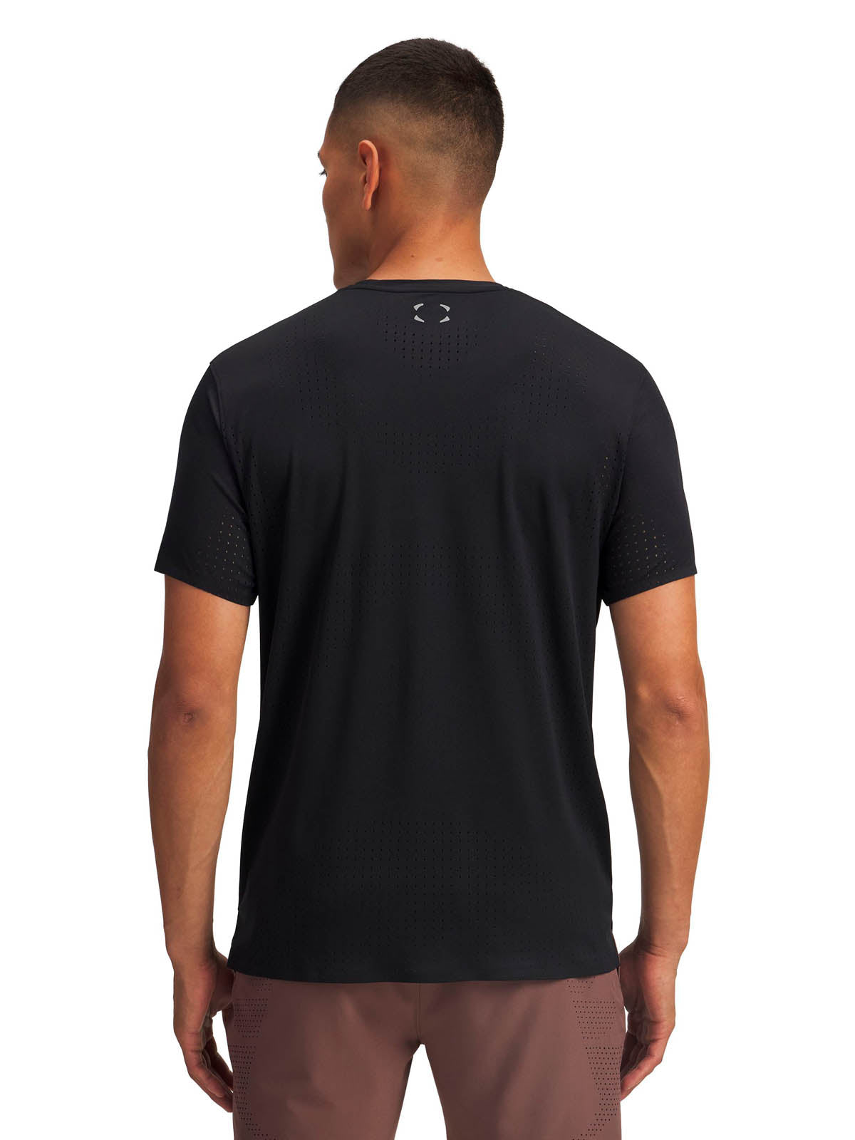 Polera manga corta de entrenamiento para hombre Halo Vent negro Under Armour