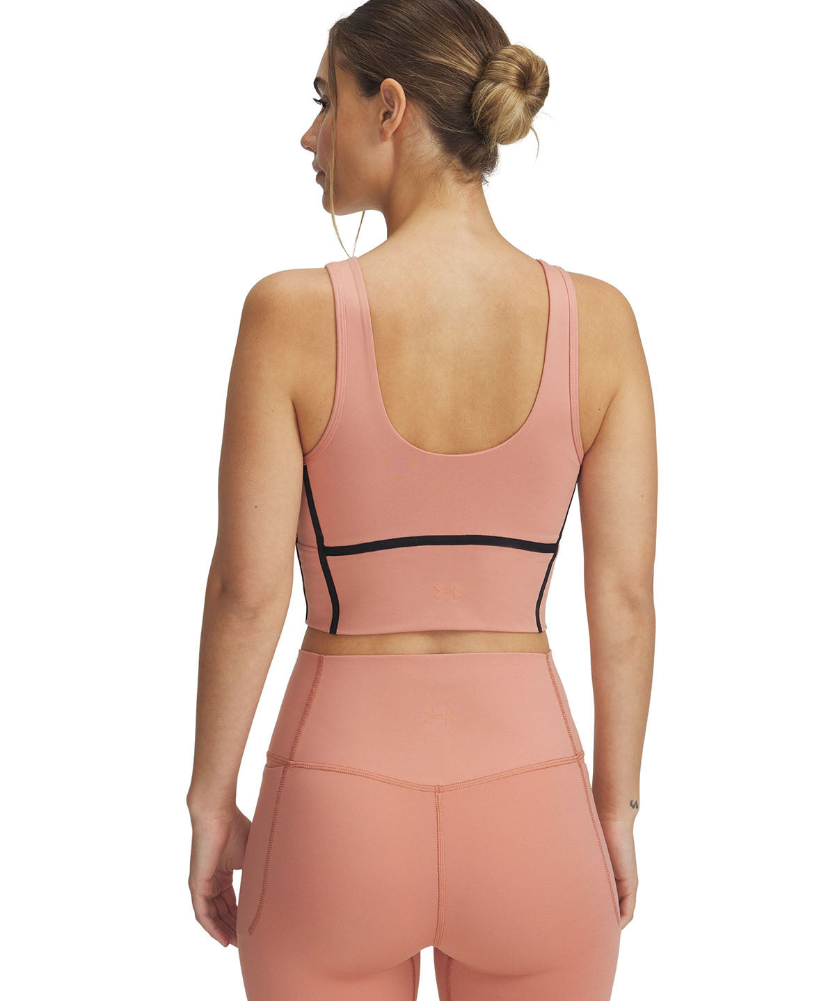 Polera sin mangas UA Meridian rosado para mujer