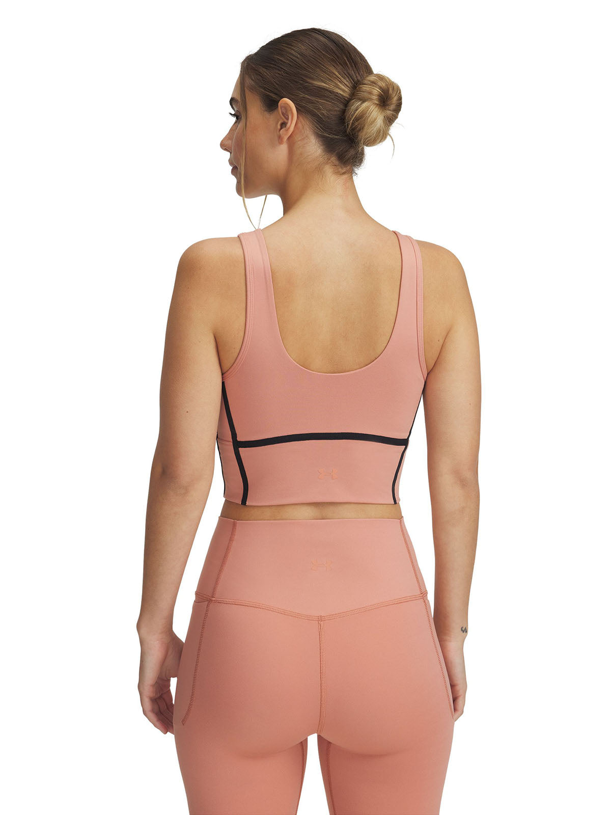 Polera sin mangas UA Meridian rosado para mujer