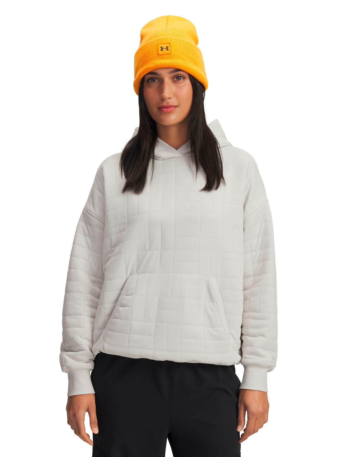 Polerón Lifestyle para mujer Unstoppable Fleece Textured blanco Under Armour
