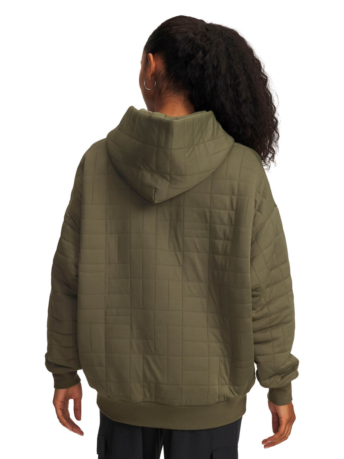 Polerón Lifestyle para mujer Unstoppable Fleece Textured verde Under Armour