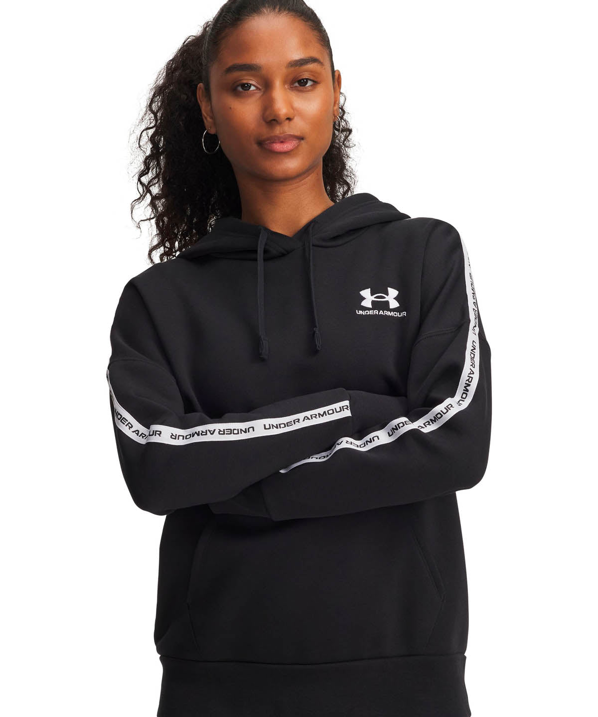 Polerón Lifestyle para Mujer Icon Fleece Negro Under Armour