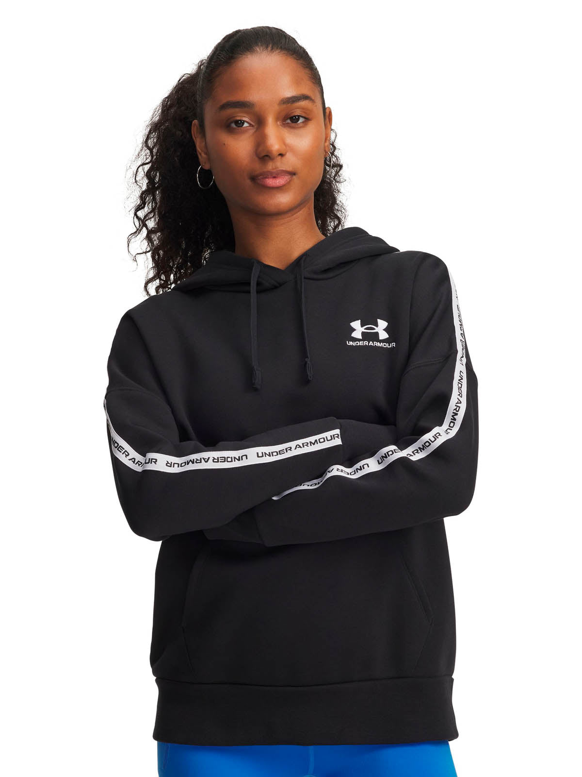 Polerón Lifestyle para Mujer Icon Fleece Negro Under Armour
