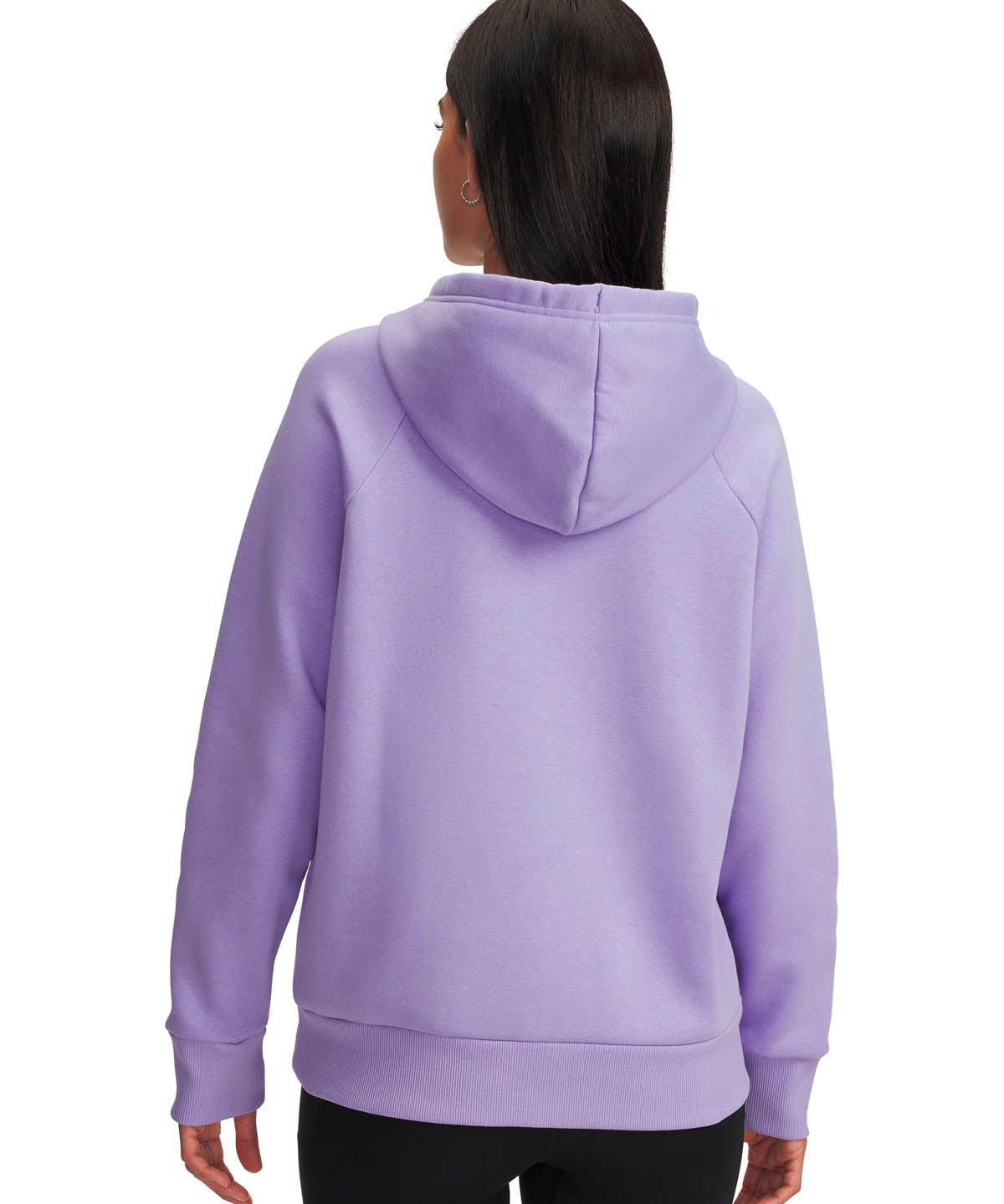 Polerón Lifestyle para mujer Rival Fleece Shimmer morado Under Armour