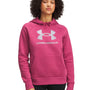 Polerón Lifestyle para mujer Rival Fleece Shimmer rojo Under Armour