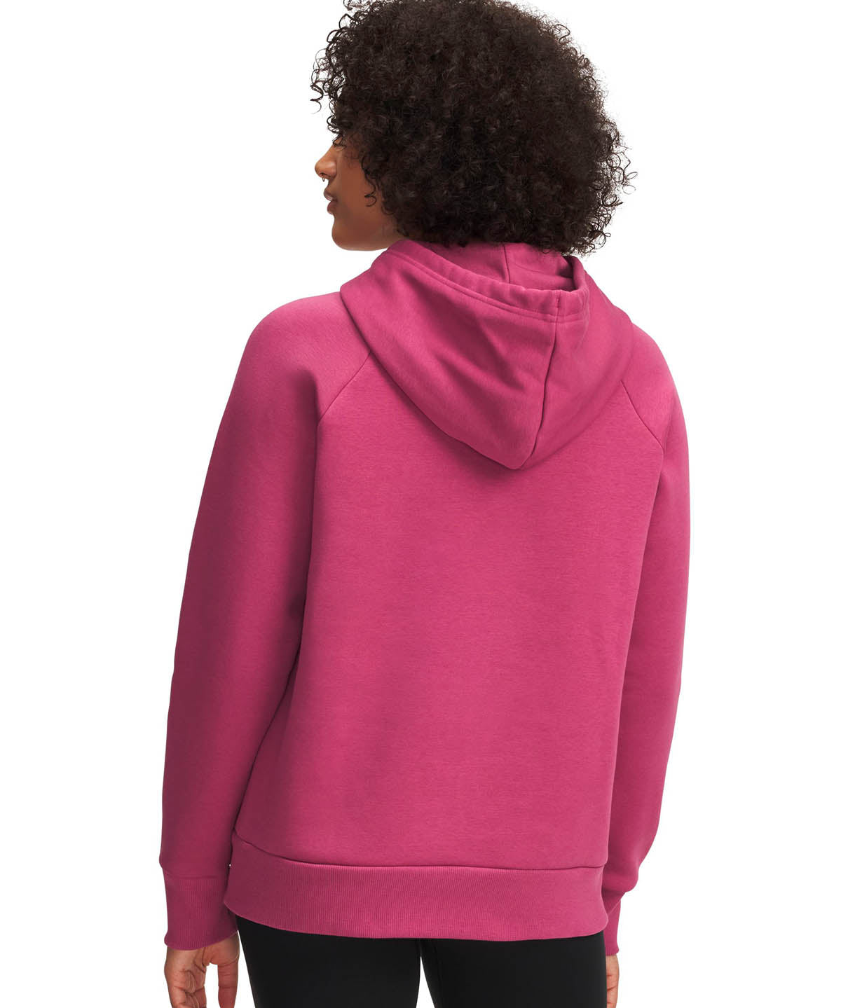 Polerón Lifestyle para mujer Rival Fleece Shimmer rojo Under Armour