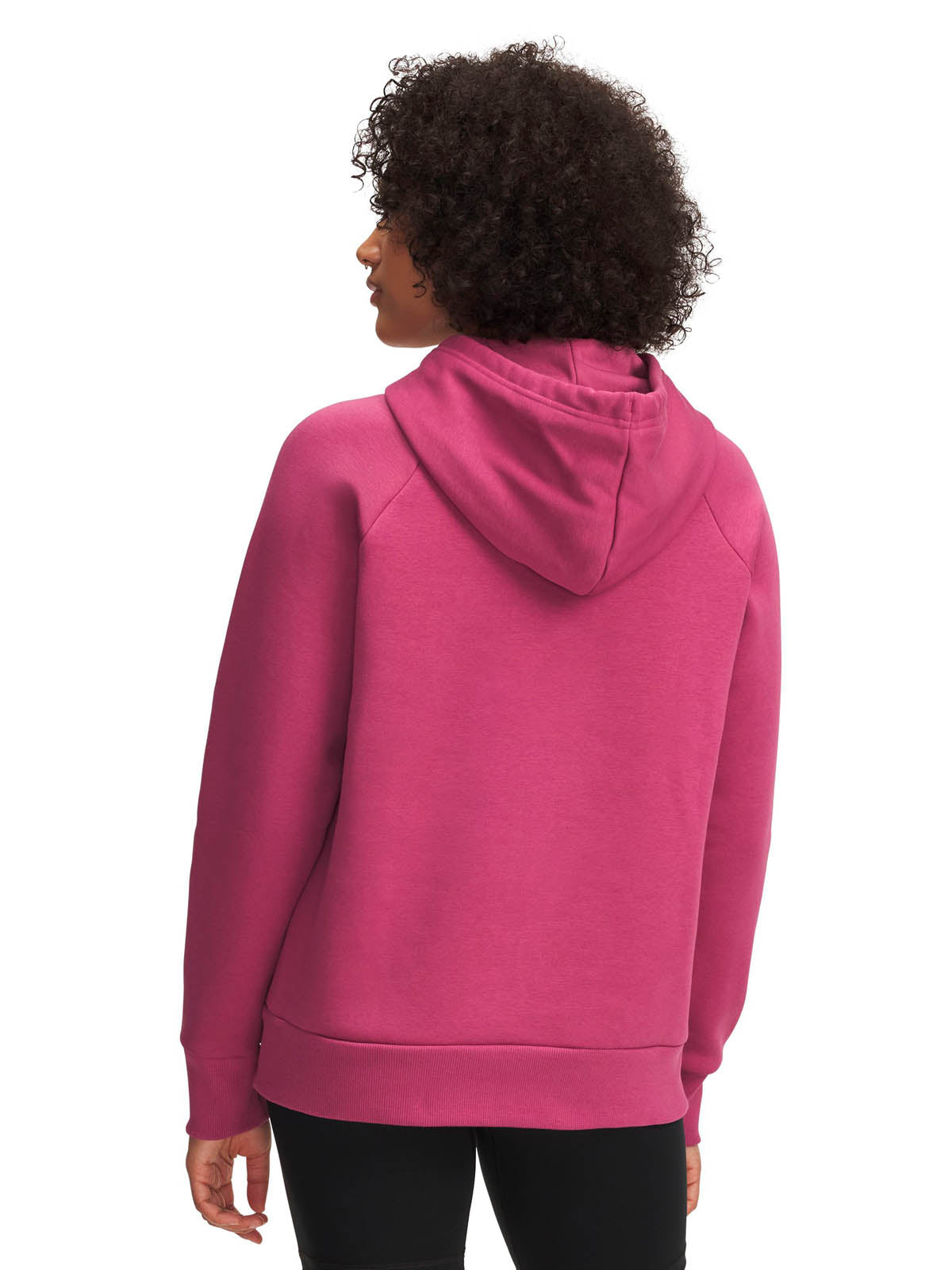 Polerón Lifestyle para mujer Rival Fleece Shimmer rojo Under Armour