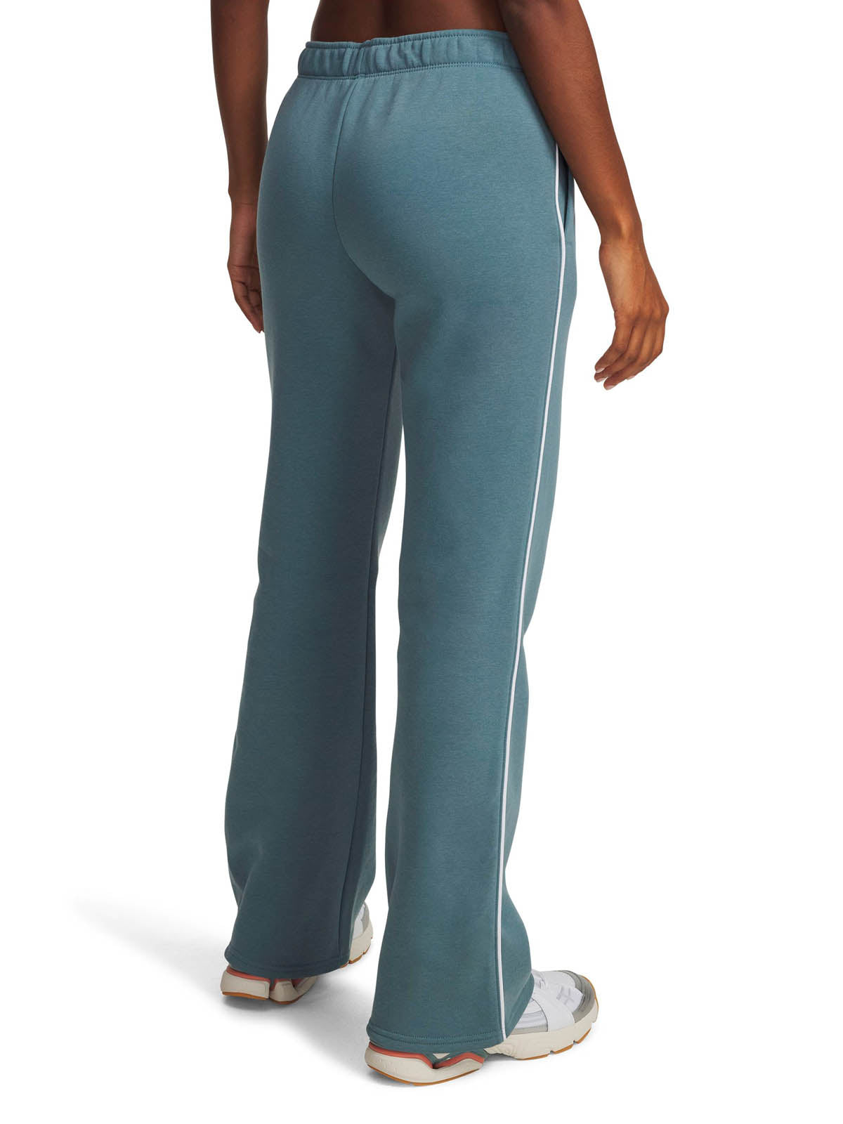 Pantalón Lifestyle para mujer Rival Fleece Piped azul Under Armour