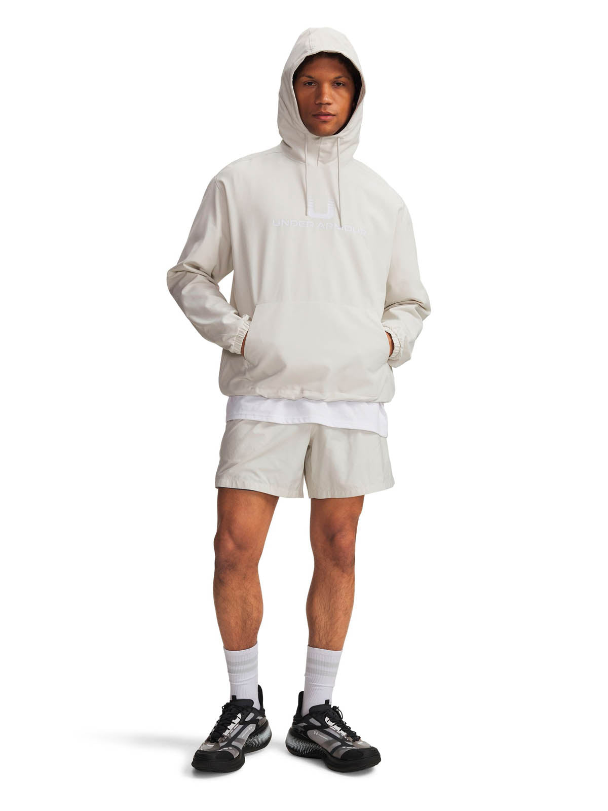 Chaqueta Lifestyle para hombre Unstoppable Woven blanco Under Armour