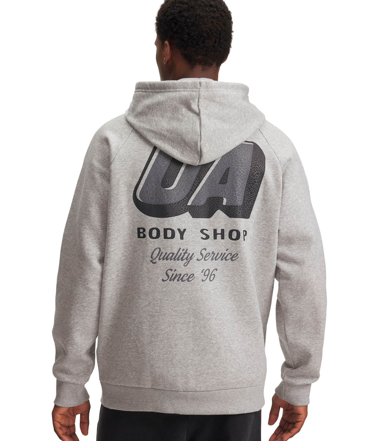 Polerón Lifestyle para hombre Rival Fleece HBR Logo gris Under Armour