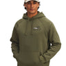 Polerón Lifestyle para hombre Rival Fleece HBR Logo verde Under Armour