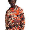 Poleron Lifestyle para hombre Rival Fleece Printed naranjo Under Armour