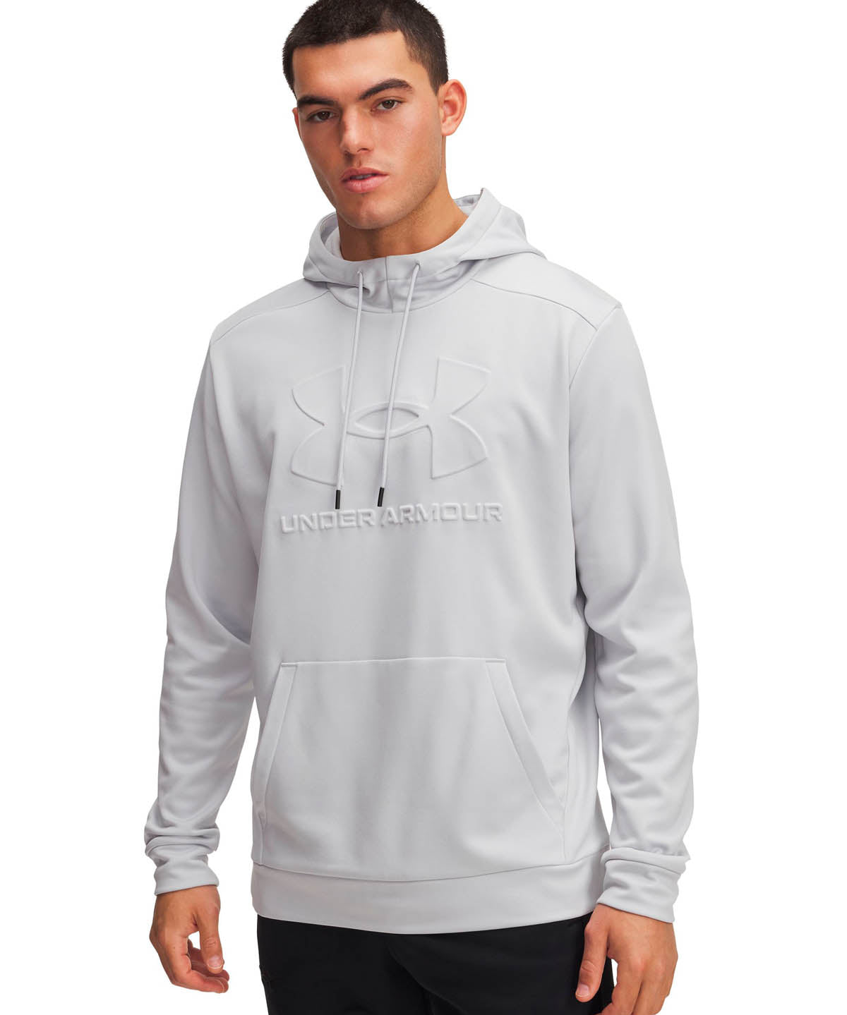 Polerón de Entrenamiento para hombre Armour Fleece graphic hoodie Gris Under Armour