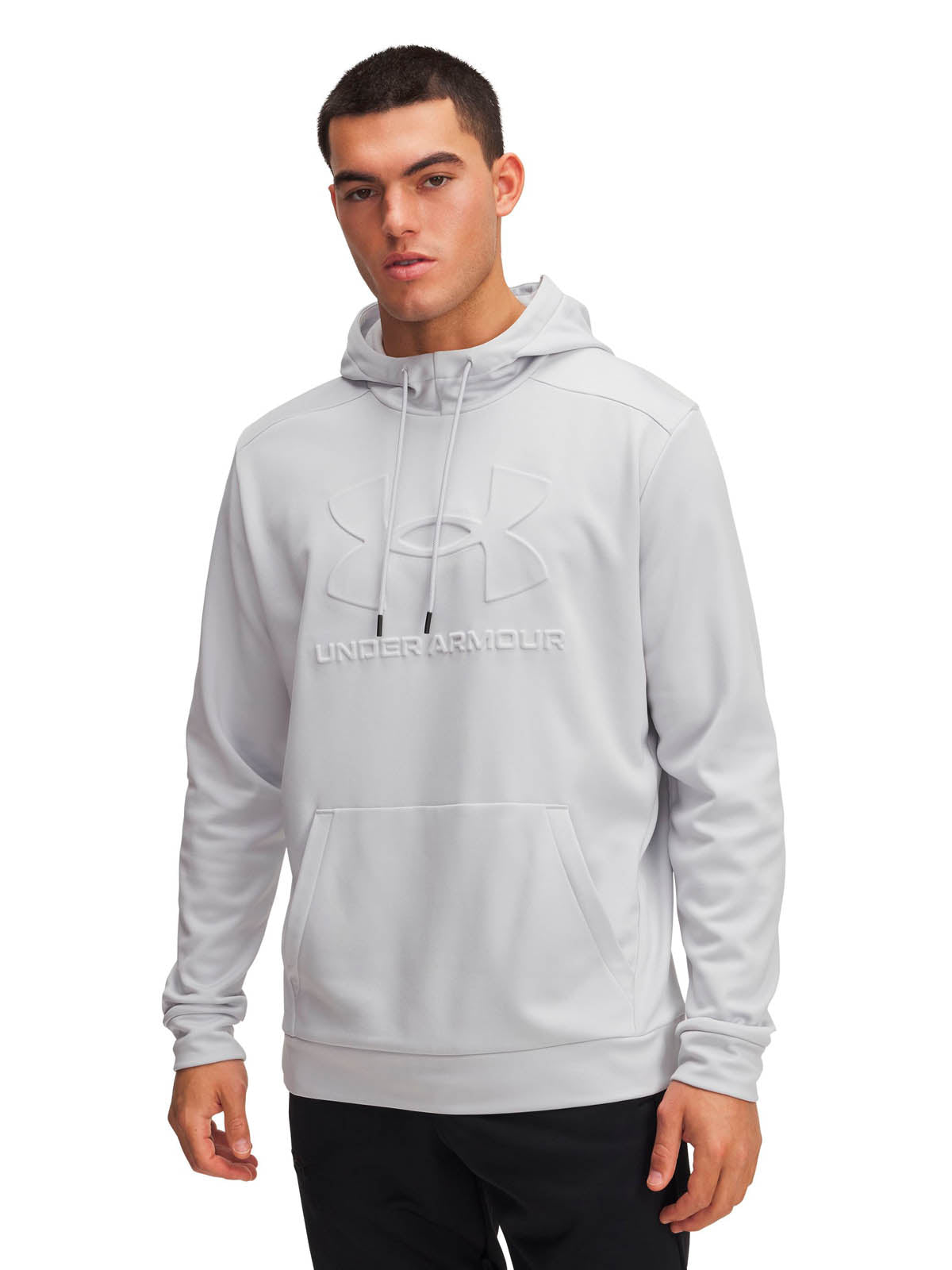 Polerón de Entrenamiento para hombre Armour Fleece graphic hoodie Gris Under Armour