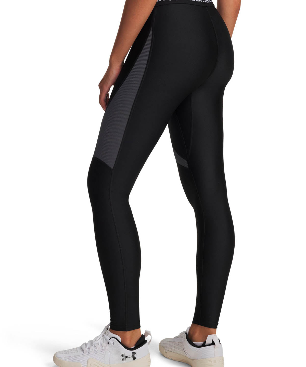 Calzas de entrenamiento para mujer UA HeatGear Rib negro Under Armour