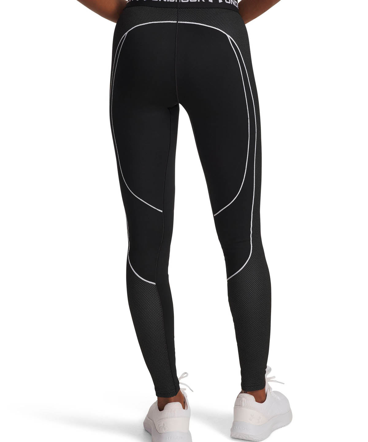 Primera capa inferior para Mujer ColdGear Textured legging Negro Under Armour