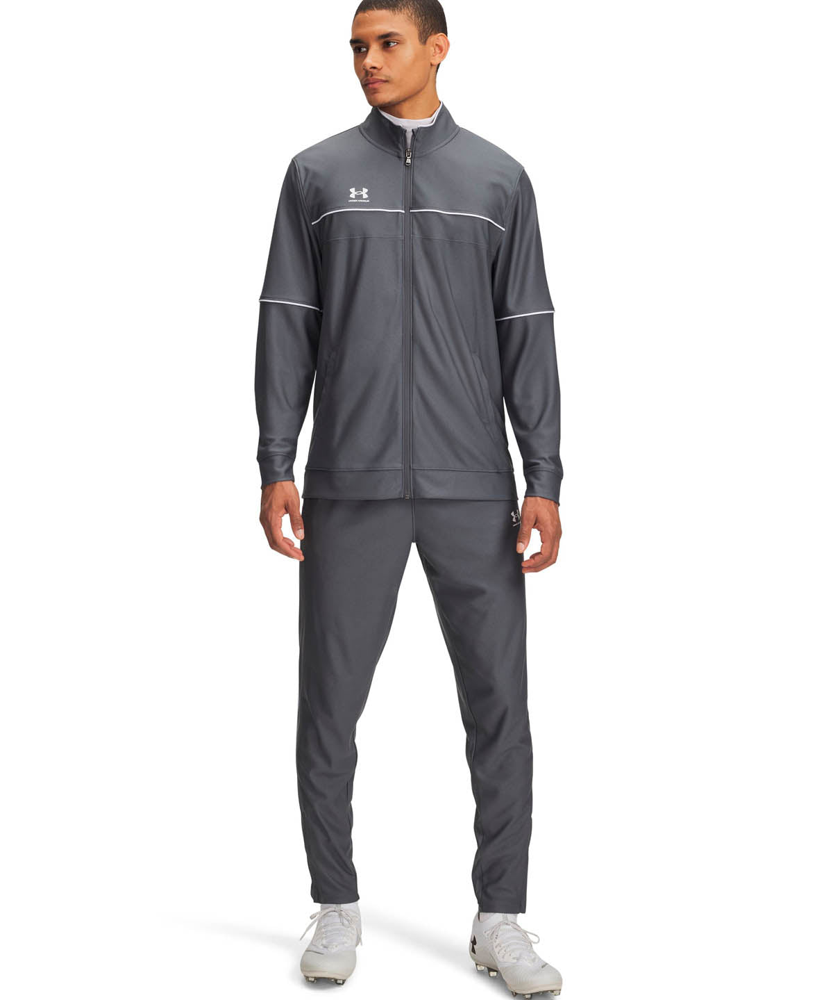 Conjunto Football para Hombre Challenger Gris Under Armour