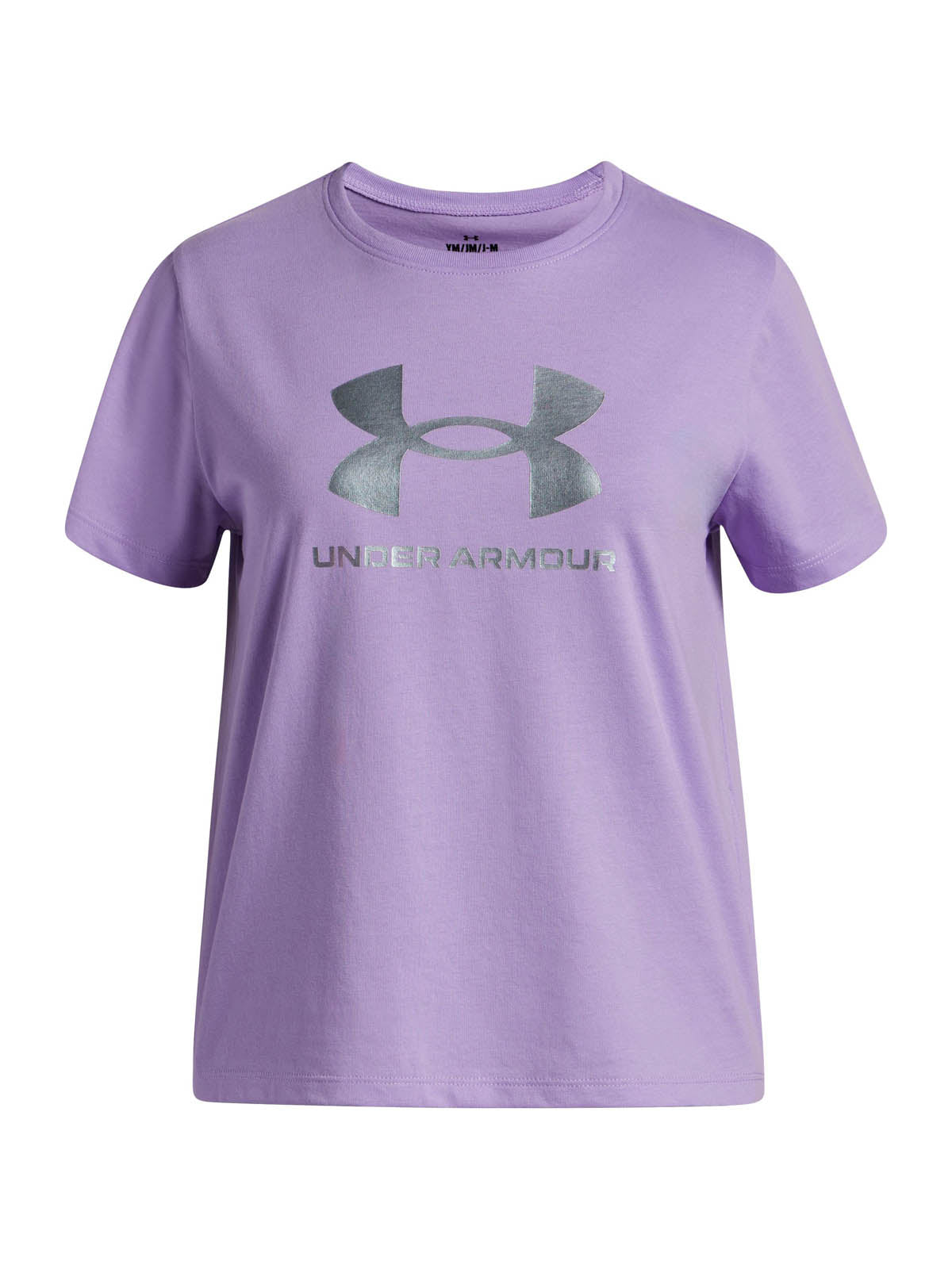 Polera manga corta Lifestyle para Niña Rival Morado Under Armour