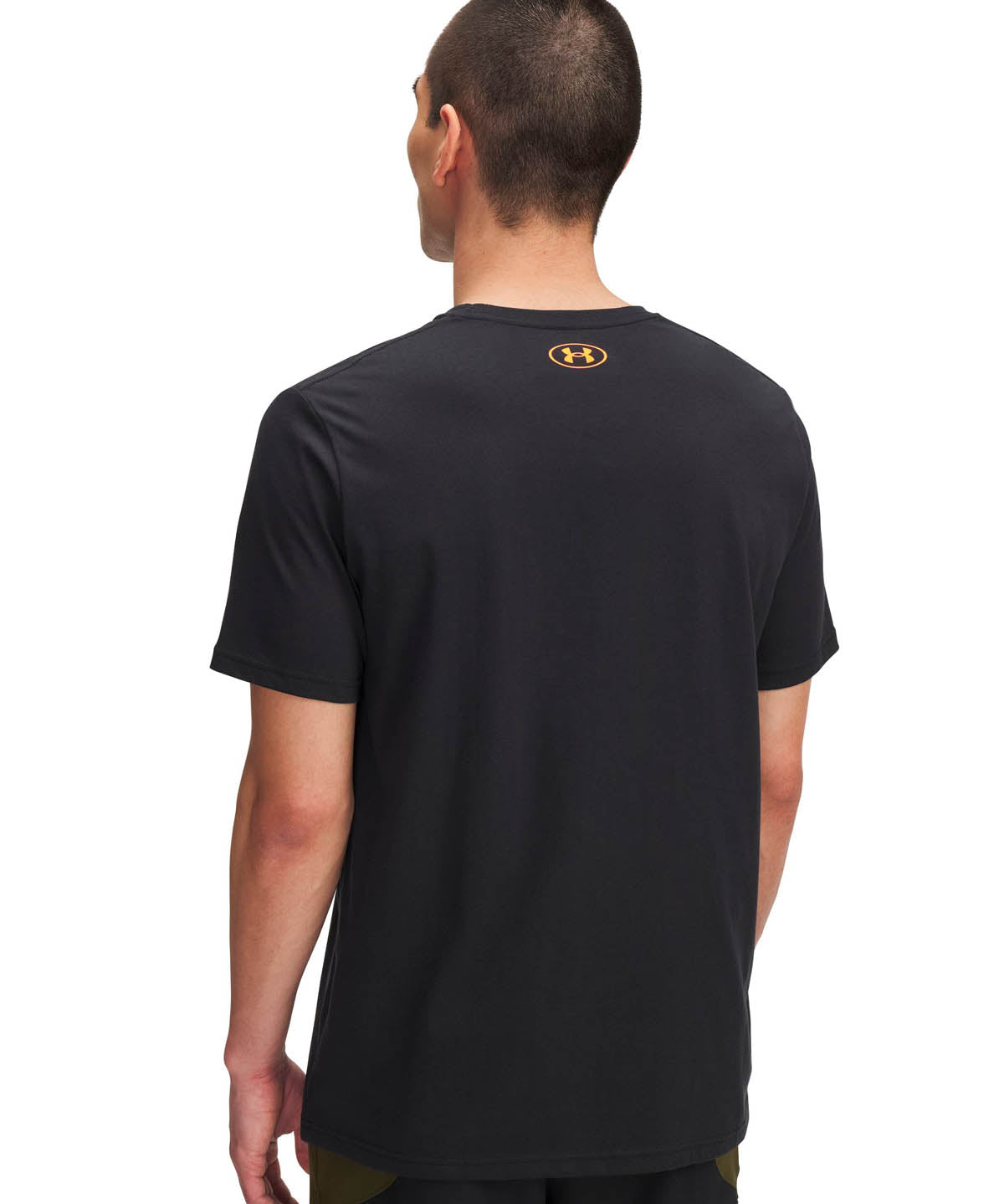 Polera manga corta Lifestyle para Hombre Circle logo stack Negro Under Armour