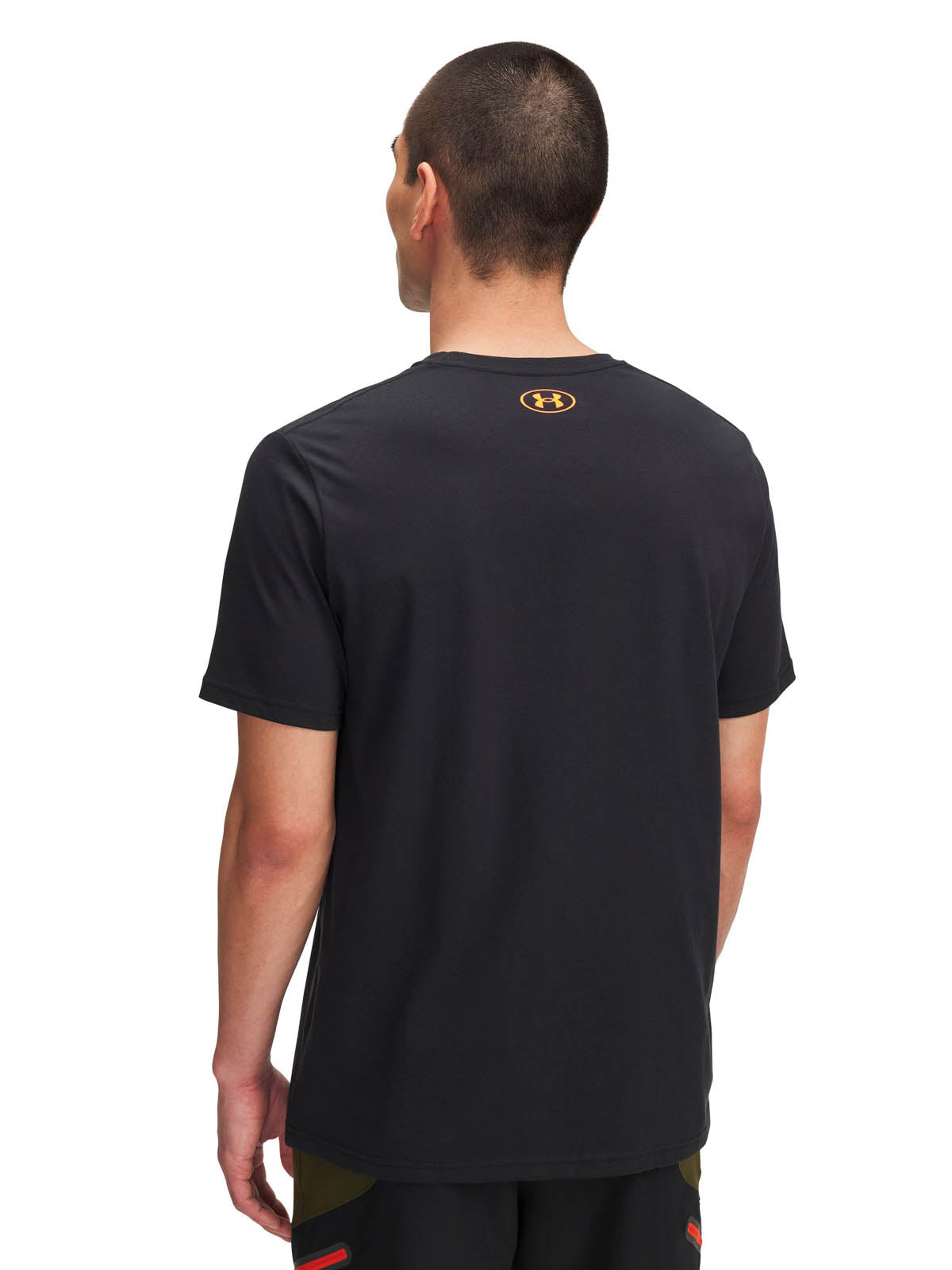 Polera manga corta Lifestyle para Hombre Circle logo stack Negro Under Armour