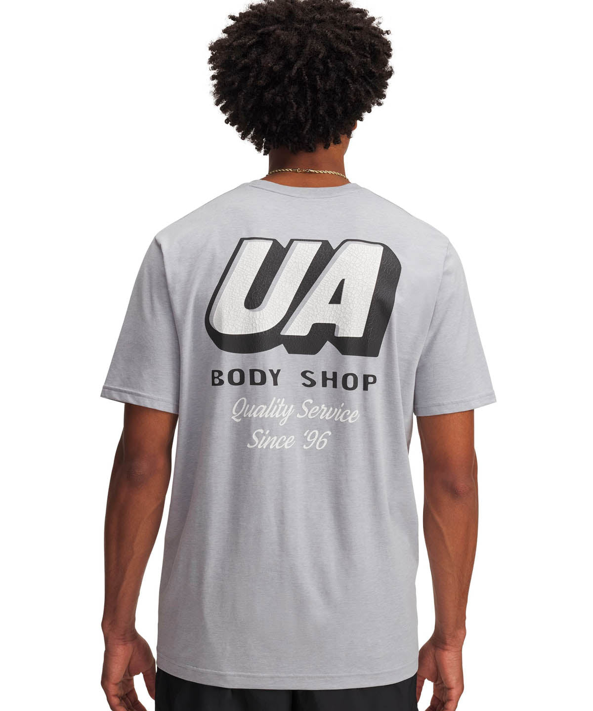 Polera manga corta Lifestyle para Hombre 60/40S Body Shop gris Under Armour