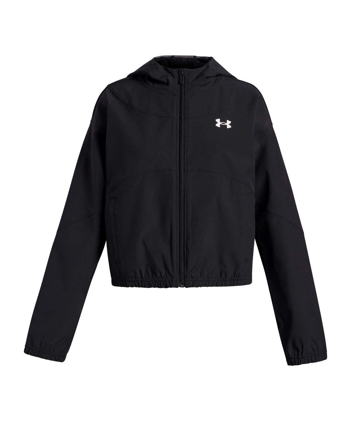 Chaqueta Lifestyle para niña Rival Woven negro Under Armour