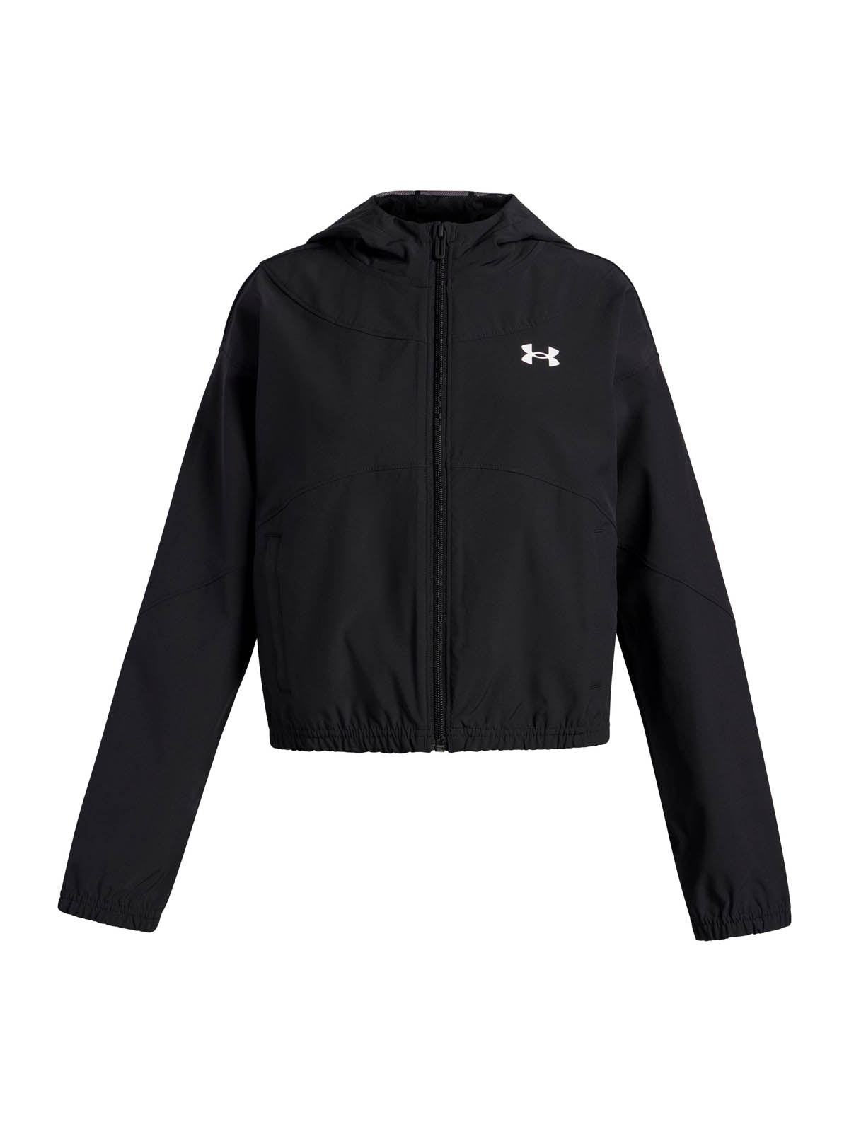 Chaqueta Lifestyle para niña Rival Woven negro Under Armour